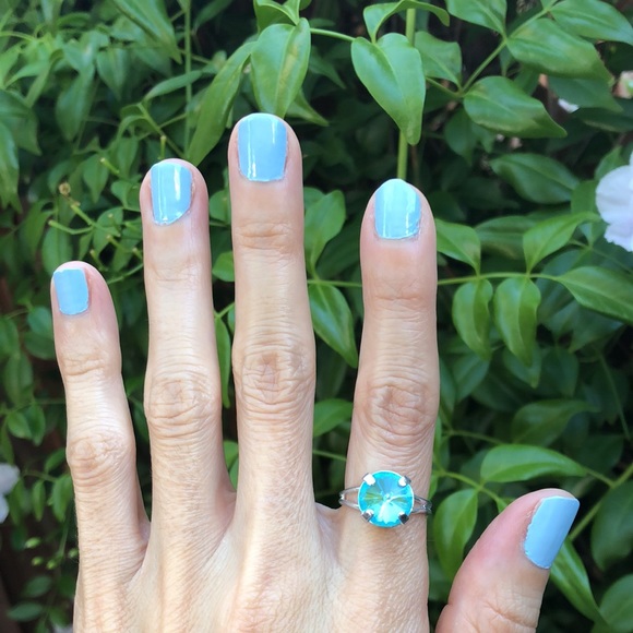 Gorgeous Aquamarine Crystal Ring - Picture 6 of 16